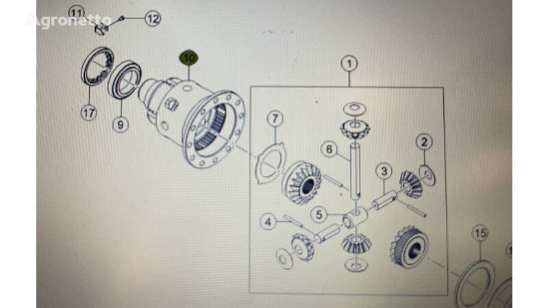 Differential für Claas  Axion 8 Radtraktor
