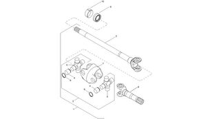 87674583 Halbachse für New Holland T6090 T6070 Radtraktor