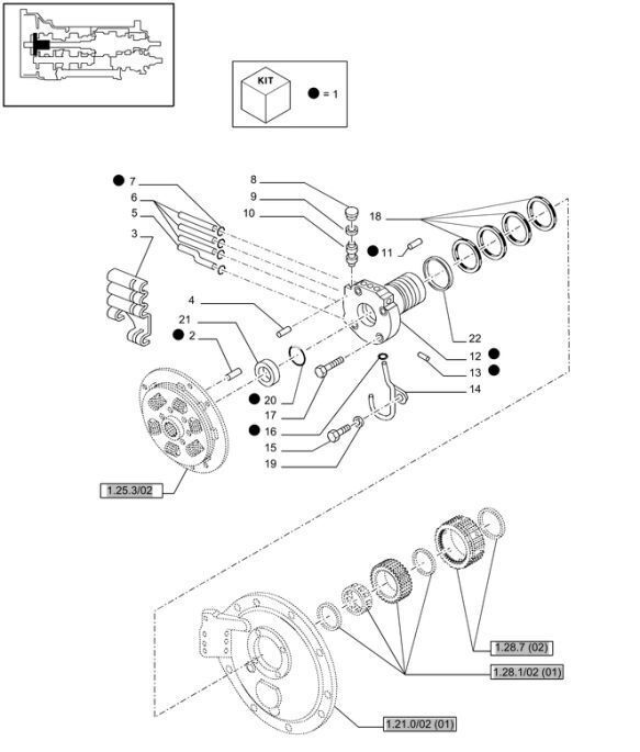 Krümmer für New Holland T6010 T6090 T6070 Radtraktor