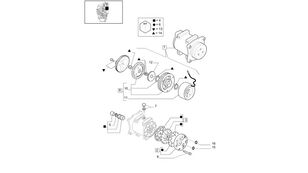 Kupplung für New Holland T6010 T6090 T6070 Radtraktor