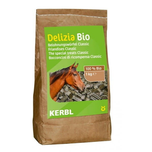 Kerbl smakołyki Delizia Bio Classic 1kg Pferdeausrüstung