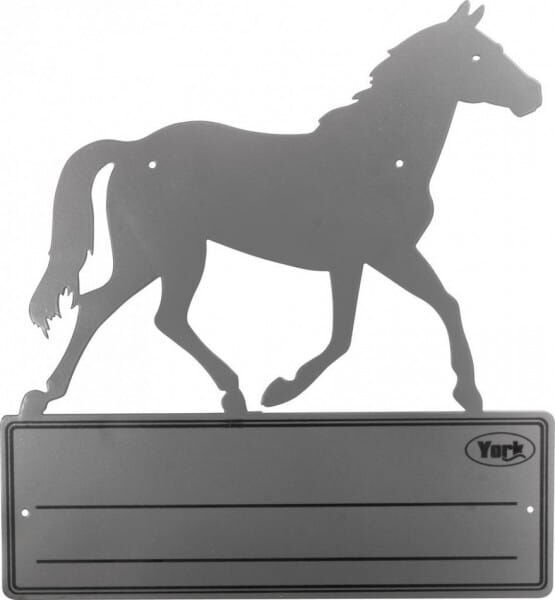 York tabliczka na boks w kształcie konia Pferdeausrüstung