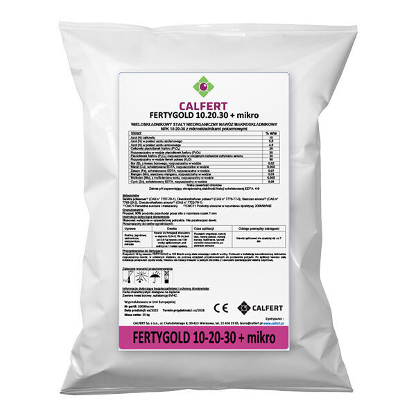FERTYGOLD 10-20-30 + Mikrodünger für die Fertigation 25 kg