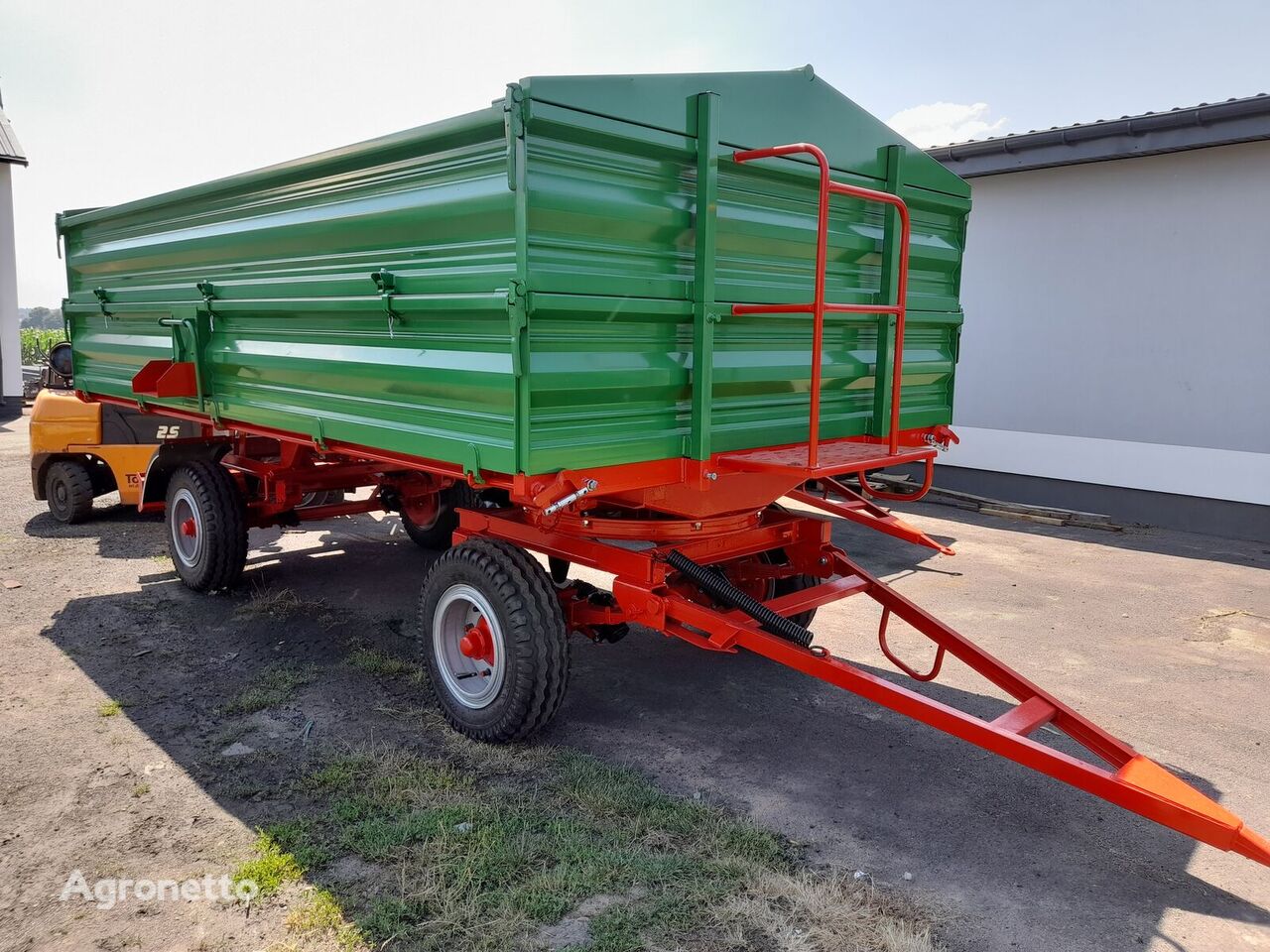 BRANDYS agricultural trailer, load capacity 7 tons. Traktoranhänger